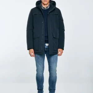 Kurtka męska z wypełnieniem granatowa Lob 404