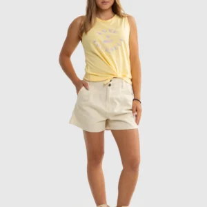 Top dziewczęcy z dzianiny bambusowej żółty Jagienka 200