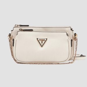 GUESS Beżowa damska torebka 2 w 1 Noelle