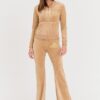 JUICY COUTURE Beżowa damska bluza Arched Metallic