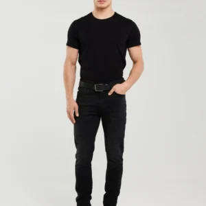 98eb006a74f52158a884827564ee0e5b94c59960 Jeansy męskie czarne Terry Carrot 956