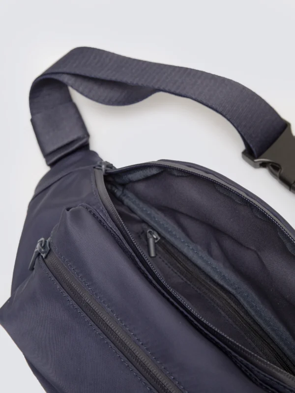 Saszetka męska typu nerka granatowa Tizanor 403