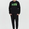 DSQUARED2 Czarna męska bluza Icon Blur Cool Fit Crewneck