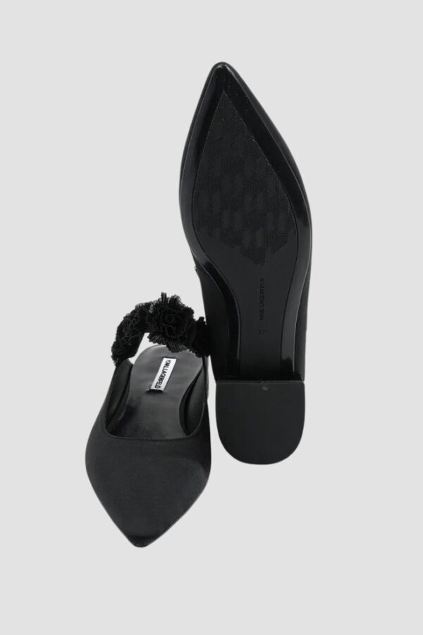 KARL LAGERFELD Czarne damskie baleriny KERRIE