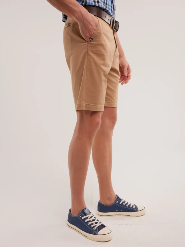 9a21755ad4e1b3bd331c648e0b77ab73baf9dacd Szorty męskie jasnobrązowe Rosson 805
