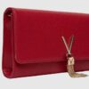 VALENTINO Czerwona kopertówka Divina Pochette