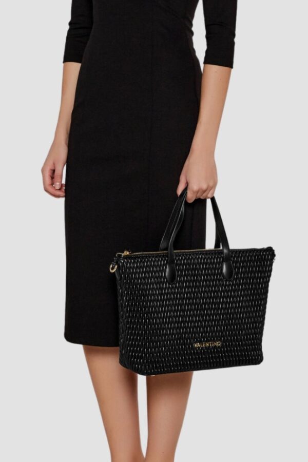 VALENTINO Czarna shopperka damska Frequency Re Shopping