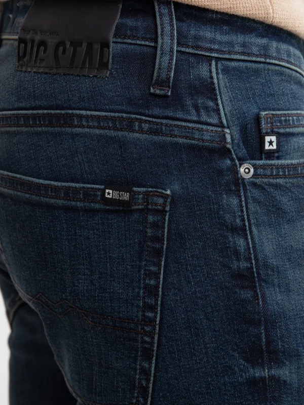 9a8d0e72874652a24037d9864b7b35d702fdf534 Jeansy męskie dopasowane granatowe Terry 563