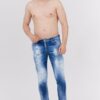 DSQUARED2 Niebieskie jeansy męskie skater jean, Rozmiar 52
