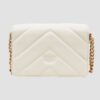 PINKO Beżowa kopertówka Love Click Mini AW