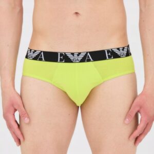 EMPORIO ARMANI Slipy 3-pack czarne, zielone