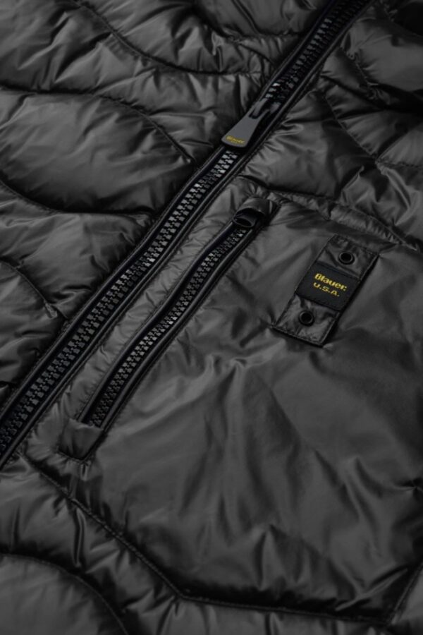 BLAUER Czarna męska kurtka Wave Short Jackets