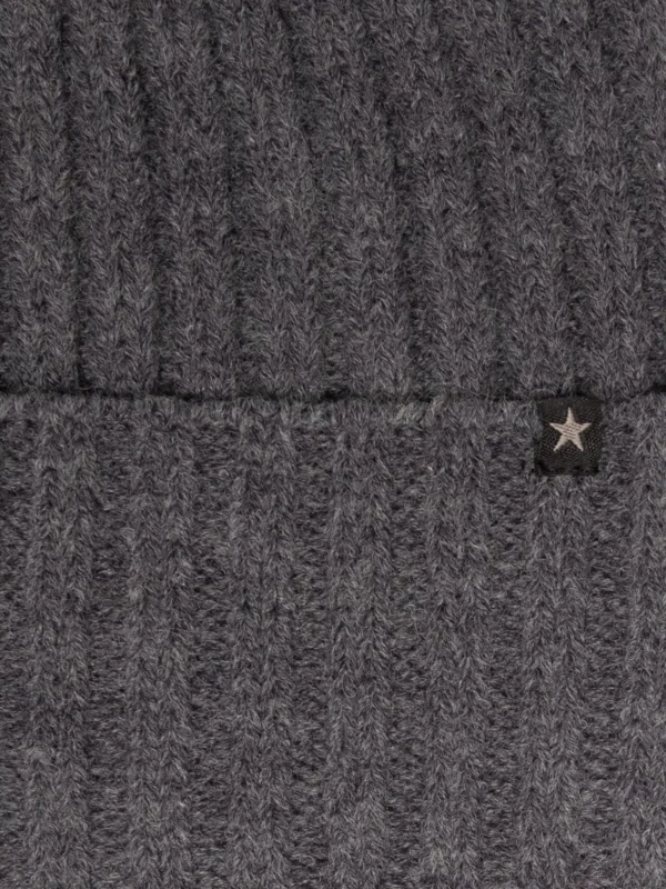 9cb3ddaec67c3005e49985cf767ba782f3f1d491 Czapka męska zimowa z dodatkiem wełny szara Haman 902