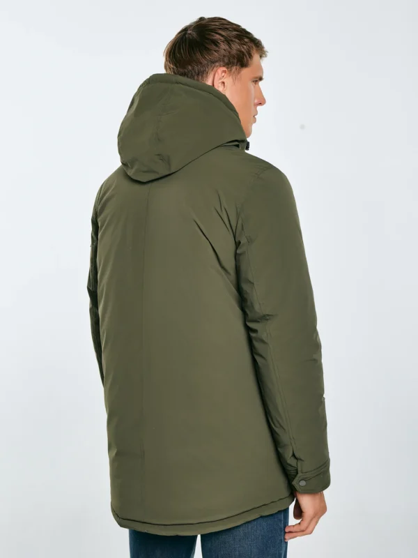 9d17c057ec767459fa831442869d33b7c67b5391 Kurtka męska z wypełnieniem khaki Lob 303