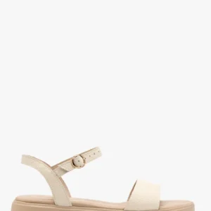 Kremowe sandały damskie