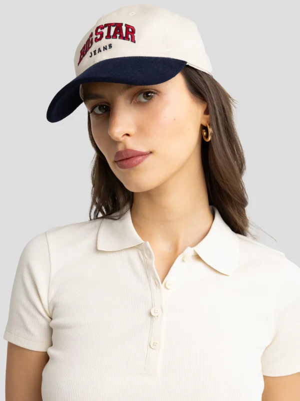 Koszulka damska polo prążkowana kremowa Rafaela 103