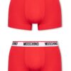 MOSCHINO Czerwone bokserki męskie 3PACK
