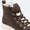 Trampki męskie wysokie brązowe KK174355 804
