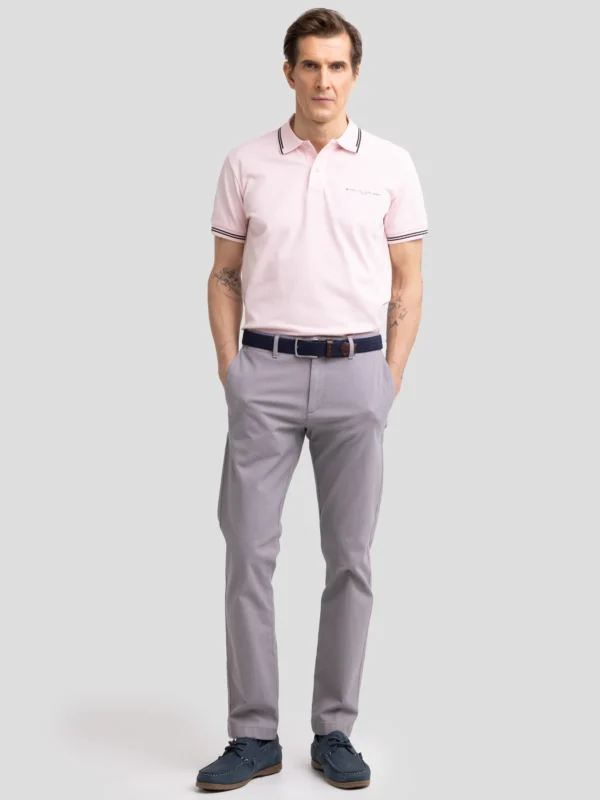 Spodnie męskie chinosy jasnoszare Erhati 901