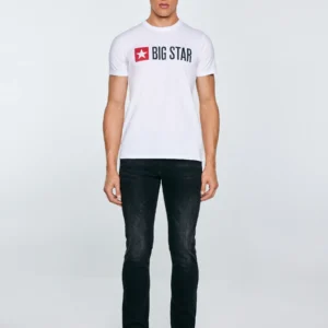 Koszulka męska z logo BIG STAR biała Quado 101