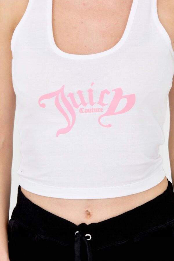 JUICY COUTURE Biały damski tank top Chrishell