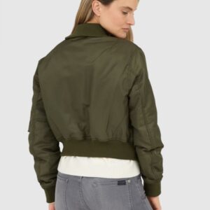 KENZO Zielona kurtka bomberka damska boke flower