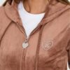 JUICY COUTURE Brązowa damska bluza Rodeo Robertson