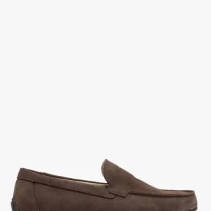 Welurowe mokasyny w stylu casua