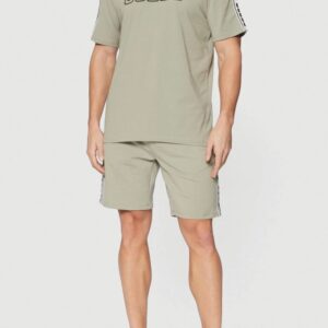 GUESS Zielony t-shirt męski Arlo