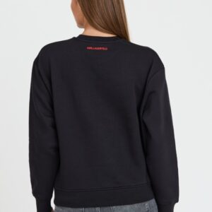 KARL LAGERFELD Czarna damska bluza ikonik lny