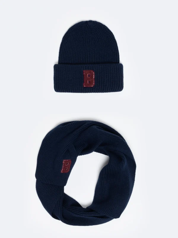 Szalik dziecięcy granatowy Neonisi 403