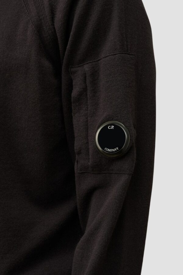 C.P. COMPANY Czarny męski golf Turtle Neck