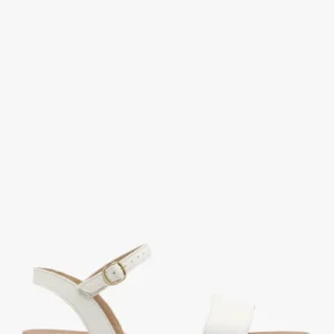 Białe sandały damskie płaskie