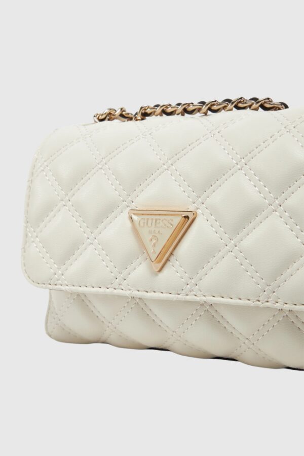 GUESS Biała kopertówka damska Giully