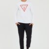 GUESS Biały męski longsleeve Original Logo Tee