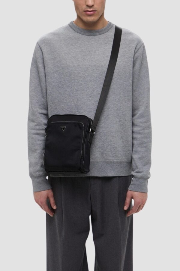 GUESS Czarna męska saszetka Milano