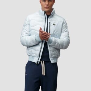 BLAUER Błękitna męska kurtka Daniel Short Jackets
