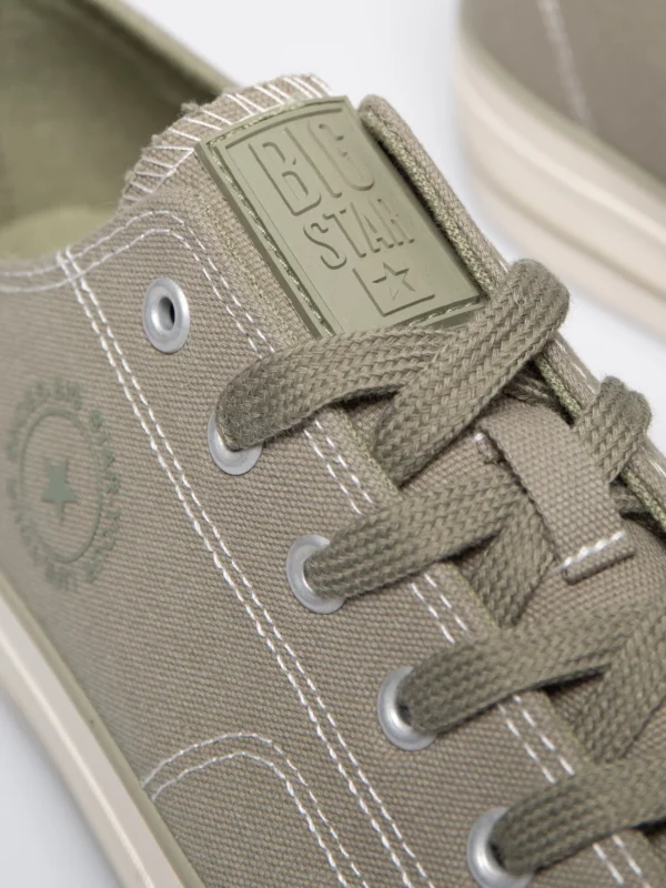 Trampki męskie niskie khaki RR174325 301