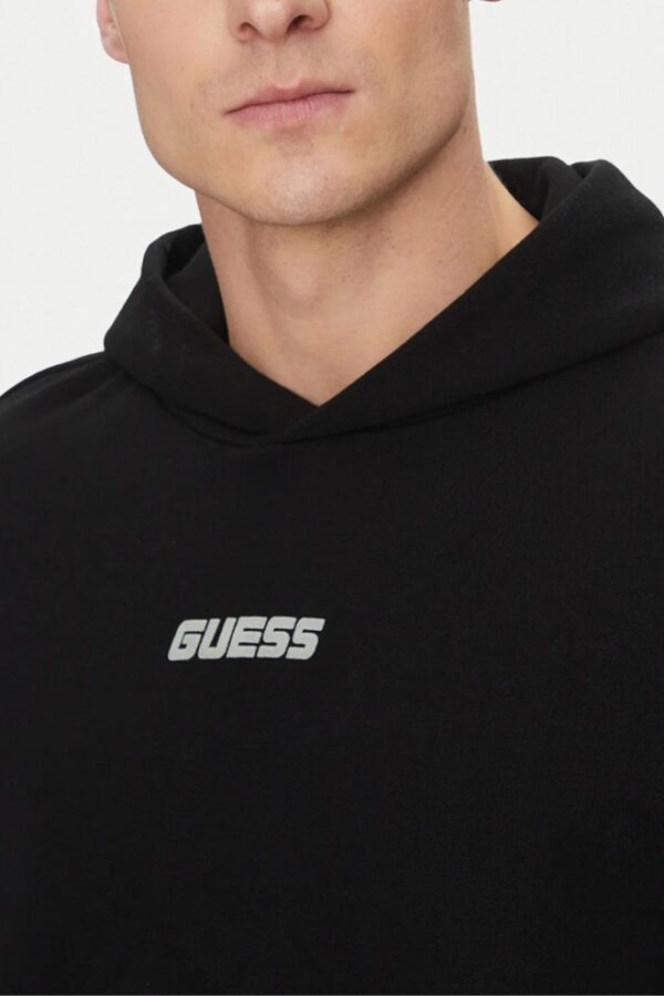 GUESS Czarna bluza męska Dalim Over