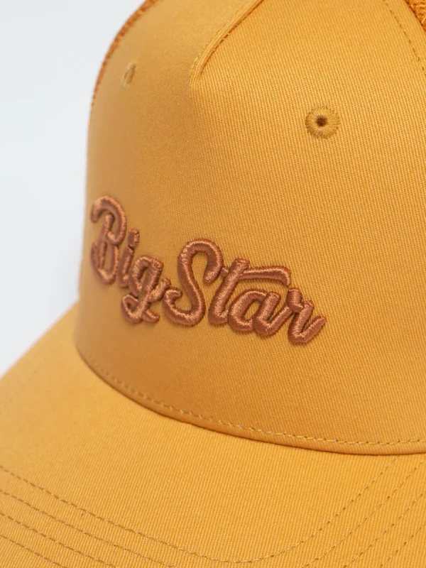 Czapka męska z daszkiem pomaraŅczowa Kiko 700