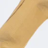 Skarpety damskie w prążek z napisem BIG STAR beżowe Marcolia 801