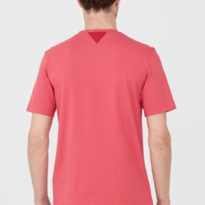 AERONAUTICA MILITARE Różowy bawełniany męski t-shirt