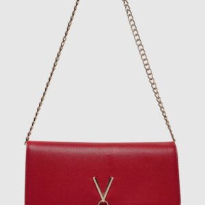 VALENTINO Czerwona kopertówka Divina Pochette