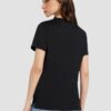 GUESS Czarny damski t-shirt bawełniany Love Tee