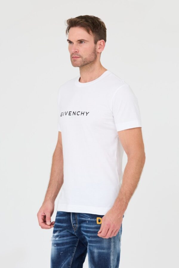 GIVENCHY Biały męski t-shirt