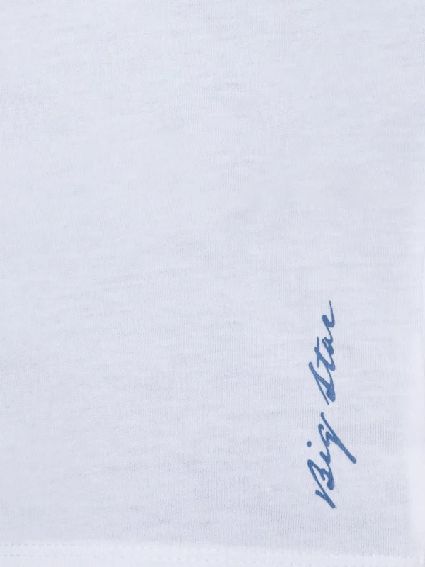 Koszulka chłopięca z krótkim rękawem biała Basser 101