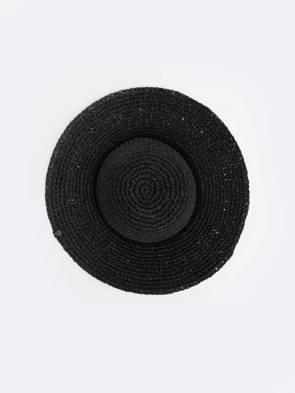 Kapelusz damski czarny Rastia 906