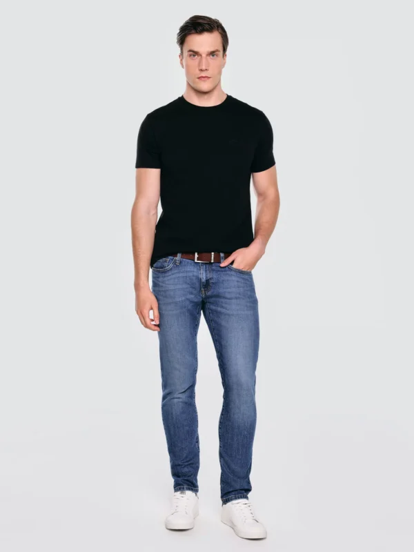 Koszulka męska bawełniana czarna Vincer 906