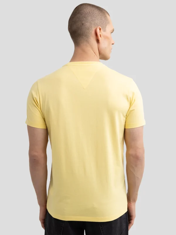 Koszulka męska z kieszonką żółta Carbon 200