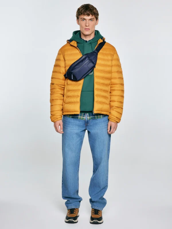 Saszetka męska typu nerka granatowa Tizanor 403